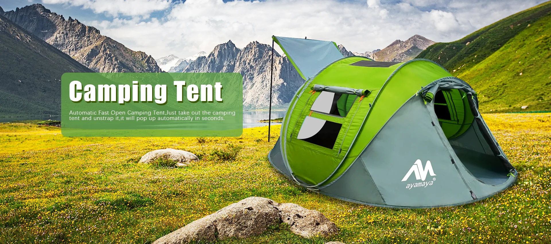 Camping Tent Chaw tsim tshuaj paus thiab tsum