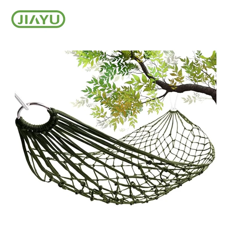 Yog Hiking Hanging Hammock Qhov kawg Lub Teeb Pom Kev Zoo rau Sab Nraud Adventures