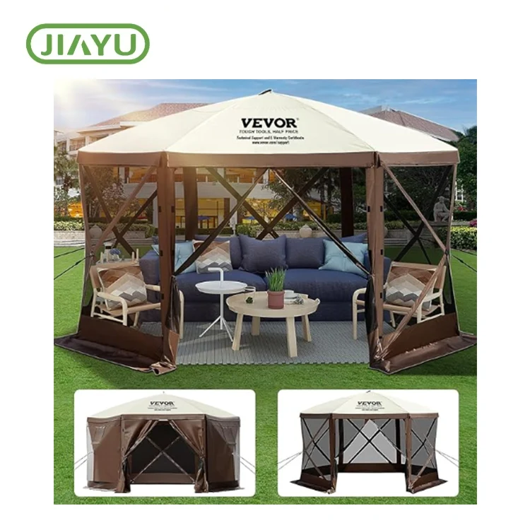 Rainproof Pergola Camping Canopy Tsev Phuaj Siab